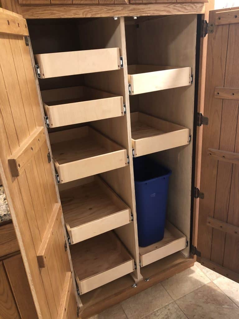 DIY Pull Out Pantry Shelves 30 768x1024 